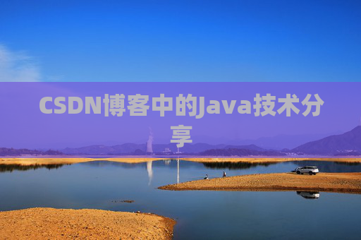 CSDN博客中的Java技术分享